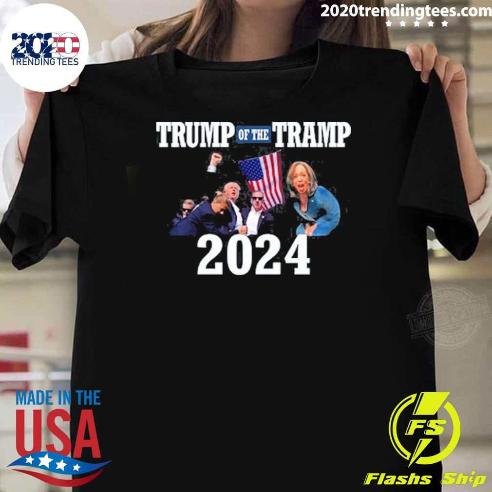 Original American Flag Trump Or The Tramp 2024 T-shirt