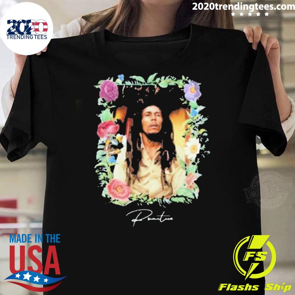 Original Bob Marley Primitive Apparel Unisex Everlasting Small Portrait Graphic 2024 T-shirt