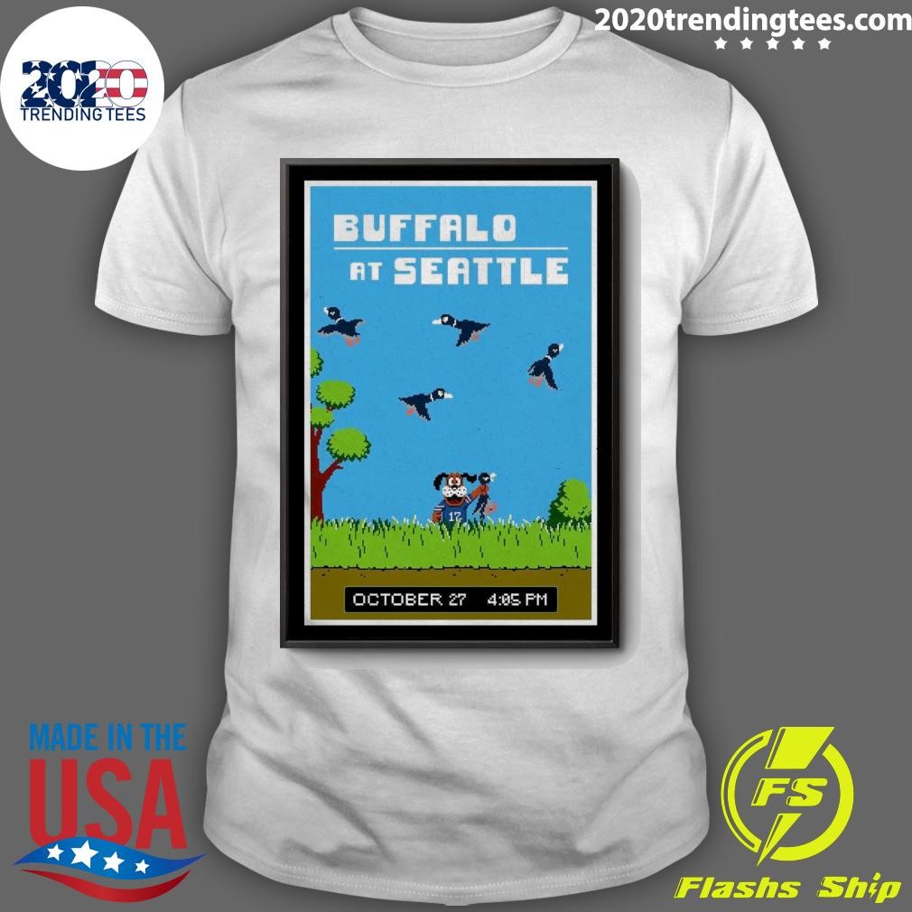 Original Buffalo Bills Vs Seattle Seahawks At Lumen Field On Oct 27 2024 T-shirt