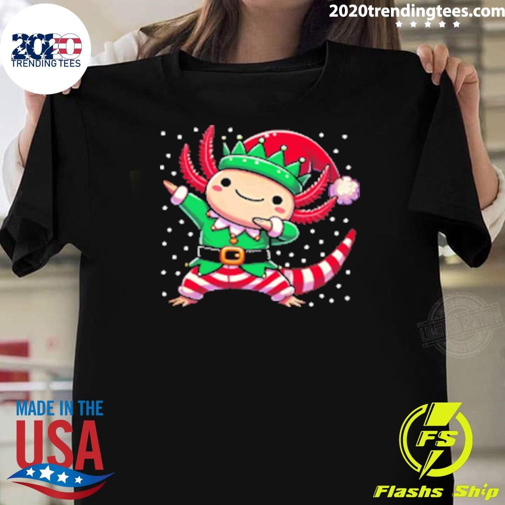 Original Christmas Axolotl Elf Funny Axolotl Lover 2204 T-shirt