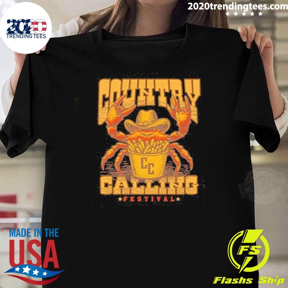 Original Country Calling Crab Lineup Tee T-shirt