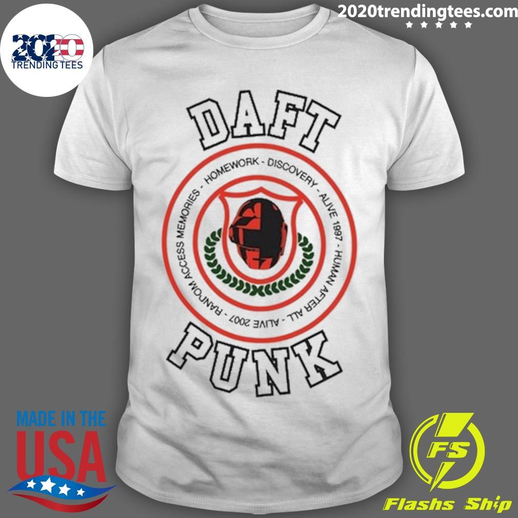 Original Daft Punk Da Funk Collegiate T-Shirt