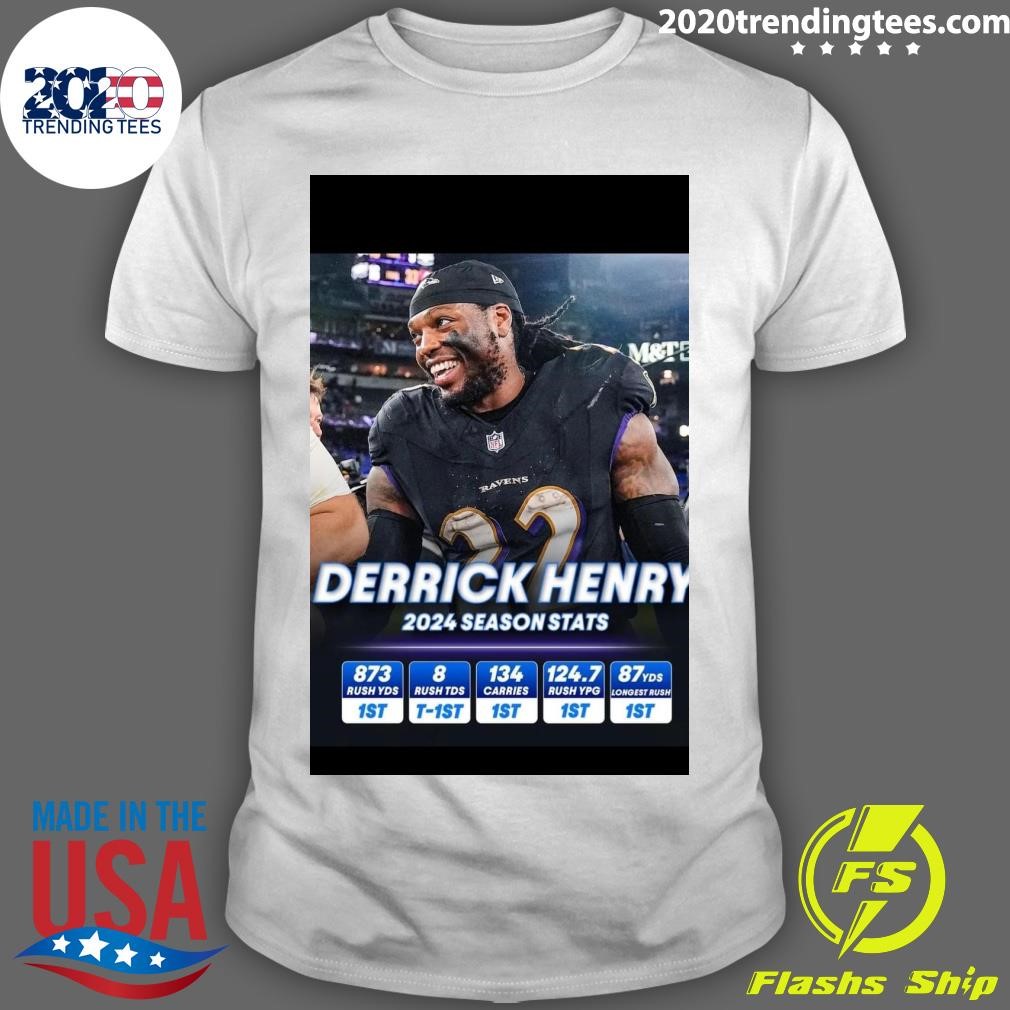 Original Derrick Henry 2024 Stats per Game NFL T-shirt