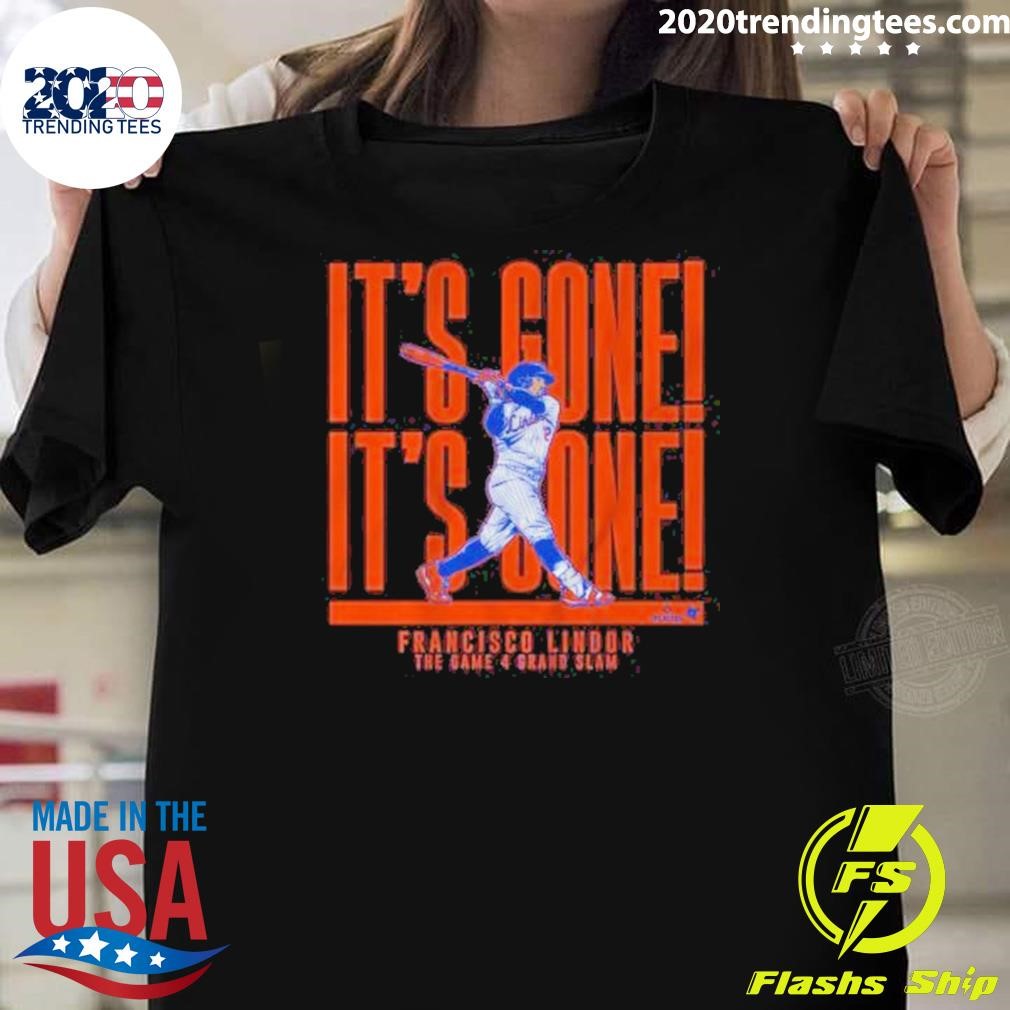 Original Francisco Lindor It’s Gone It’s Gone 2024 T-Shirt