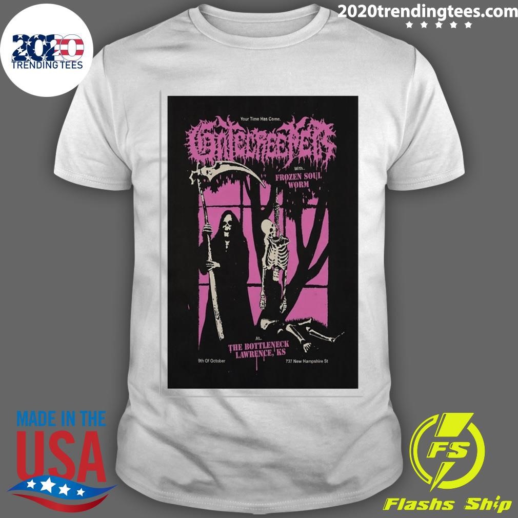 Original Gatecreeper October 9, 2024 The Bottleneck Lawrence, KS Tour T-Shirt