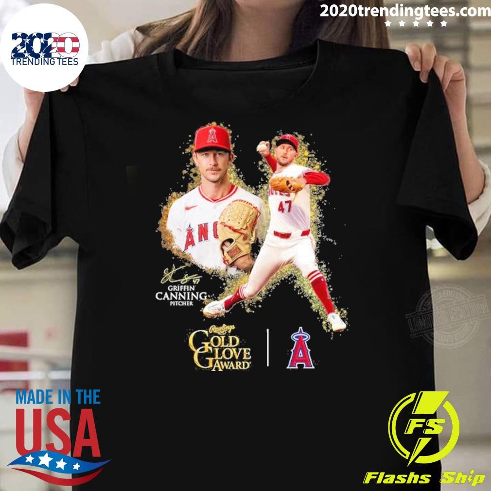 Original Griffin Canning Los Angeles Angels Gold Glove Award Finalist 2024 T-shirt