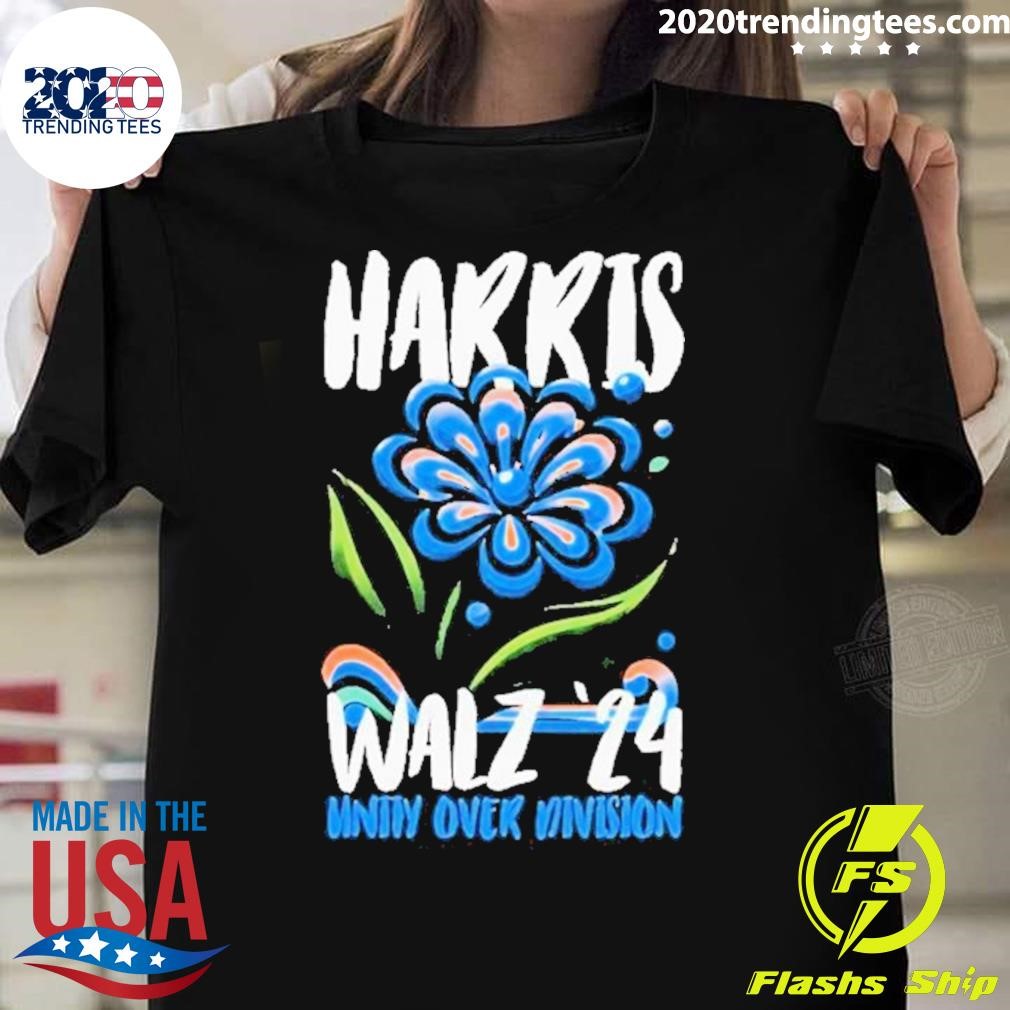 Original Harris Tim Walz Unity Over Division Harris Walz Walz 2024 T-shirt