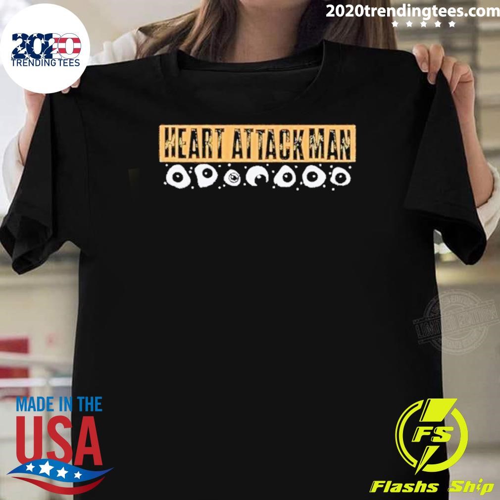 Original Heart Attack Man Staring T-shirt