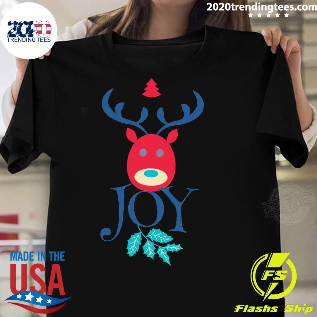 Original Joy and Reindeer Christmas T-shirt