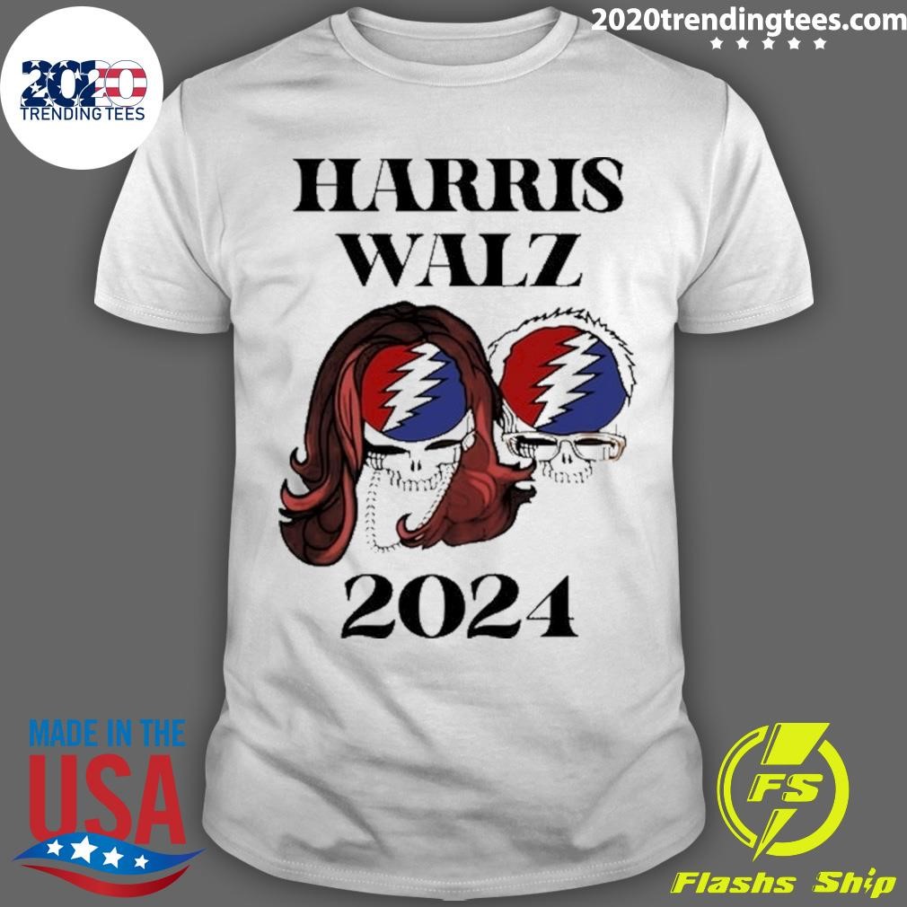 Original Kamala Harris Walz 2024 Grateful Dead T-shirt