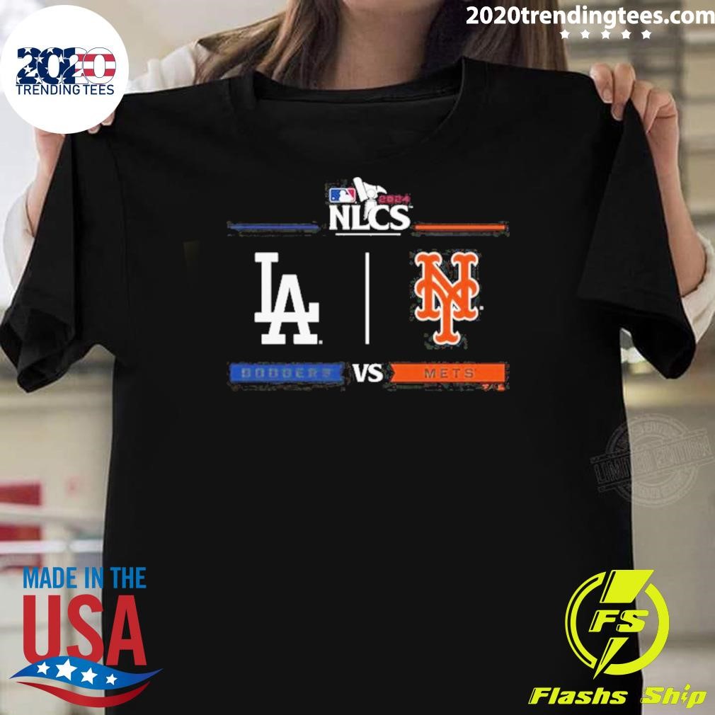 Original Los Angeles Dodgers Vs New York Mets 2024 Batters Box Nlcs Match Up 2024 T-shirt