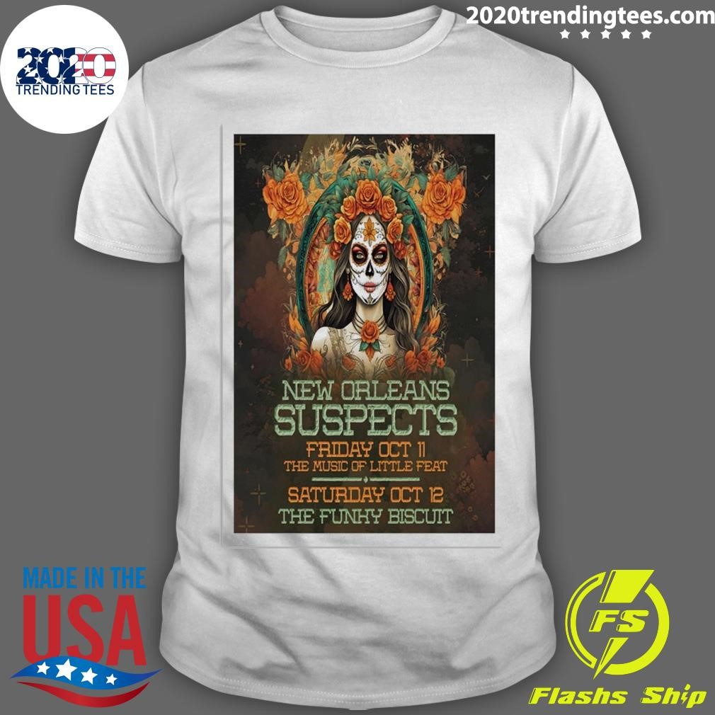 Original New Orleans Suspects Show At The Funky Biscuit On Oct 11-12 2024 T-Shirt