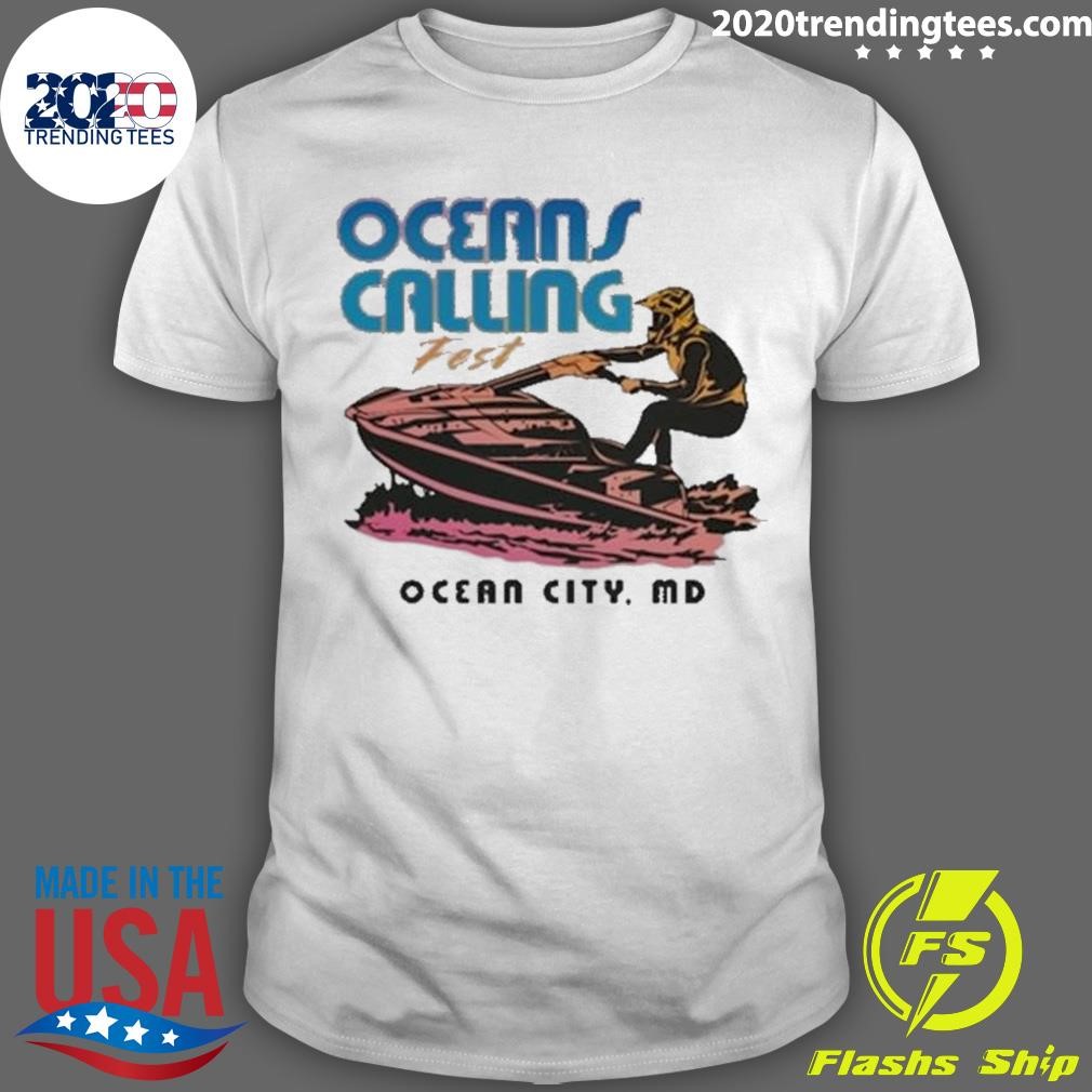 Original Oceans Calling Fest Sep 27-29 2024 Ocean City Md T-shirt