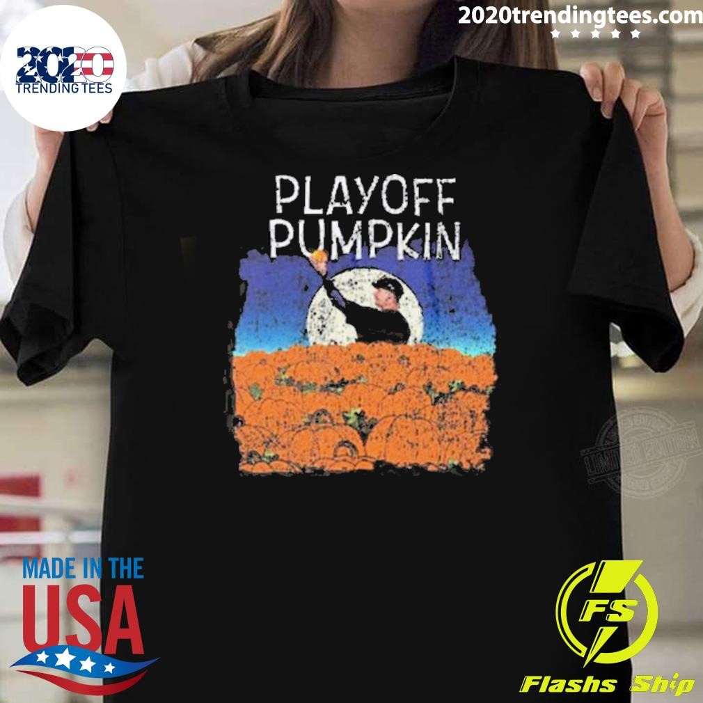 Original Pete Alonso Playoff Pumpkin Halloween 2024 T-shirt