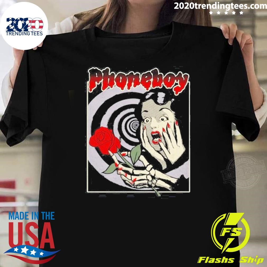 Original Phoneboy Skeleton Rose T-shirt