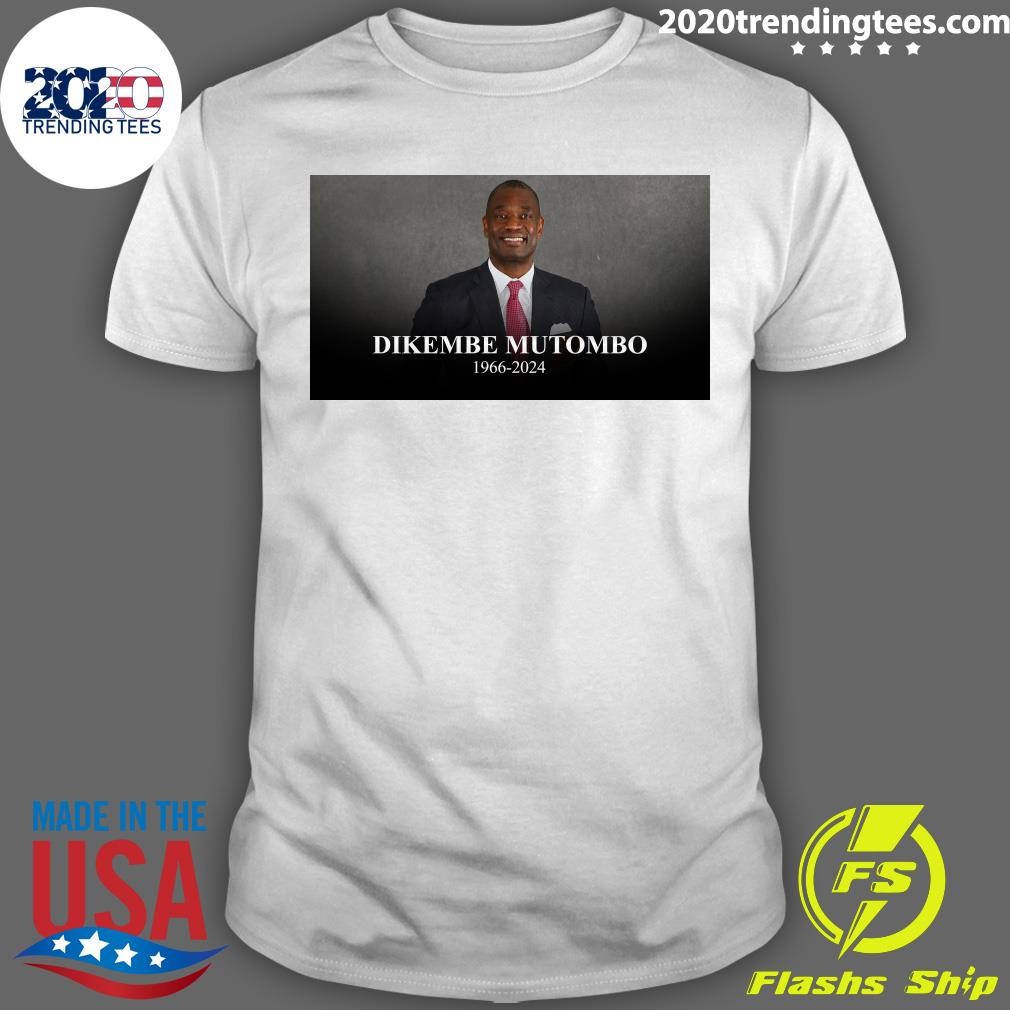 Original Rip Dikembe Mutombo 1966-2024 T-shirt