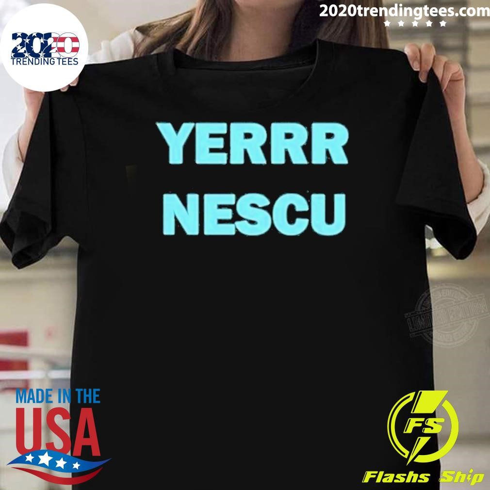 Original Sabrina Ionescu Wearing Yerrr Nescu 2024 T-shirt