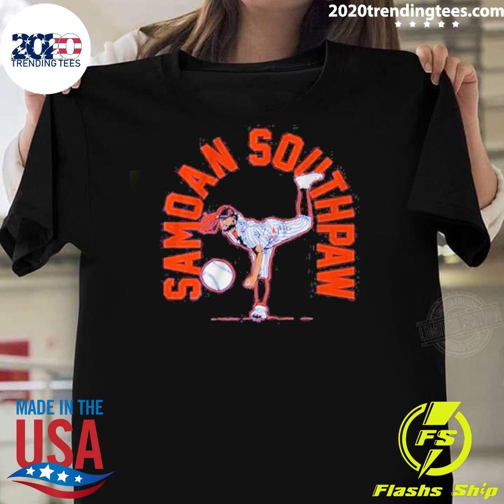 Original Sean Manaea Samoan Southpaw 2024 T-Shirt