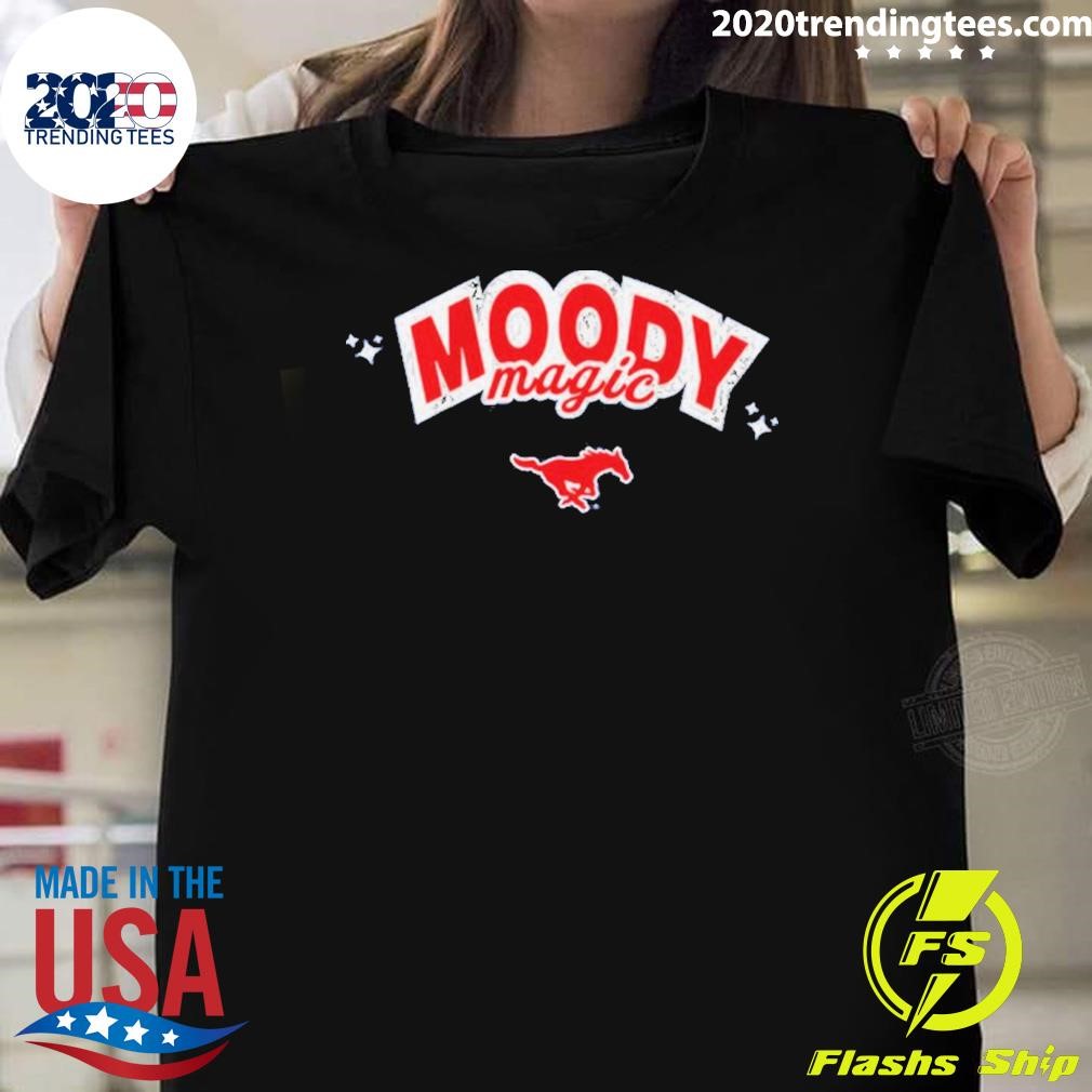 Original Smu Mustangs Volleyball Moody Magic 2024 T-shirt