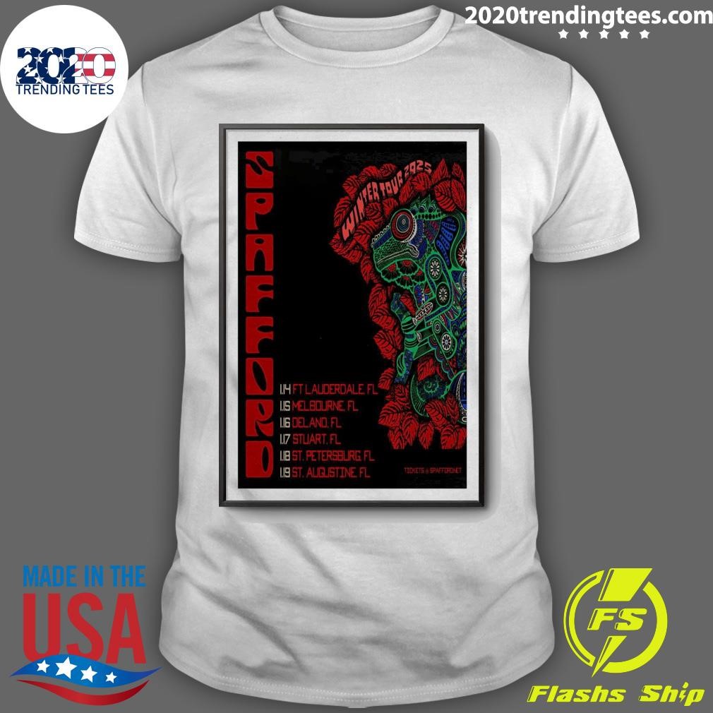 Original Spafford Fall Tour Florida 2025 Poster T-shirt