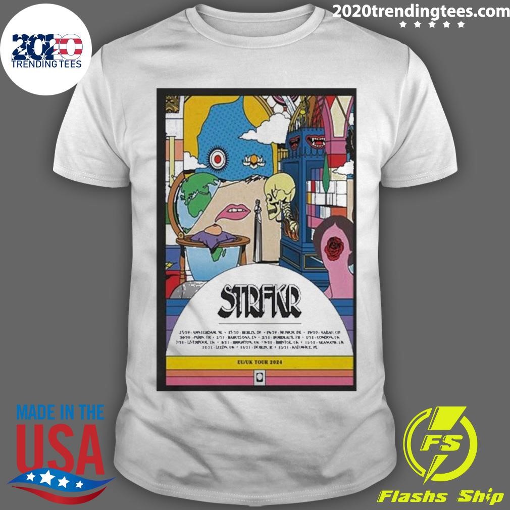 Original Strfkr Eu Uk Tour 2024 Poster 2024 T-shirt