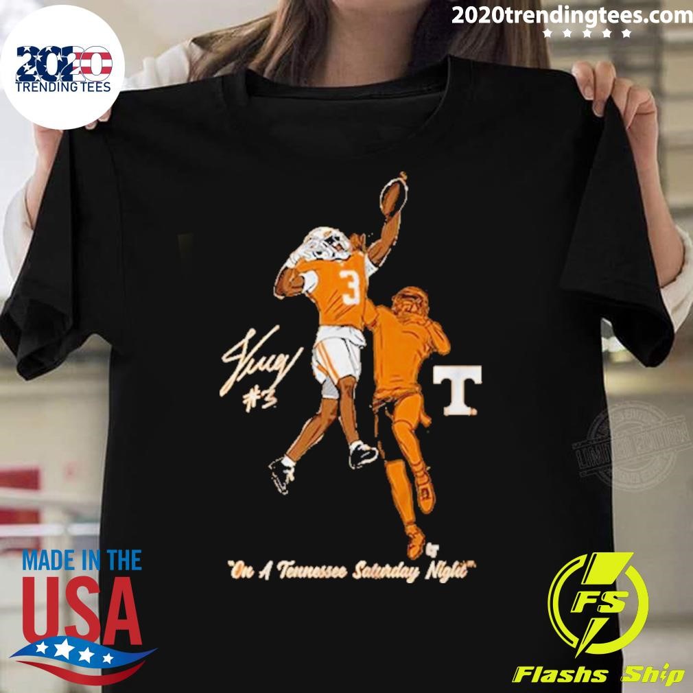 Original Tennessee Volunteers Jermod Mccoy Nil On A Tennessee Saturday Night 2024 T-shirt