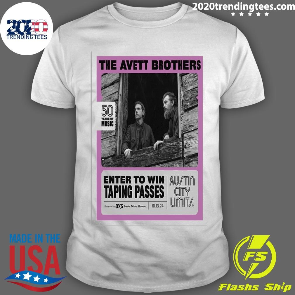 Original The Avett Brothers Oct 13, 2024 ACL Live at the Moody Theater, Austin, TX T-shirt