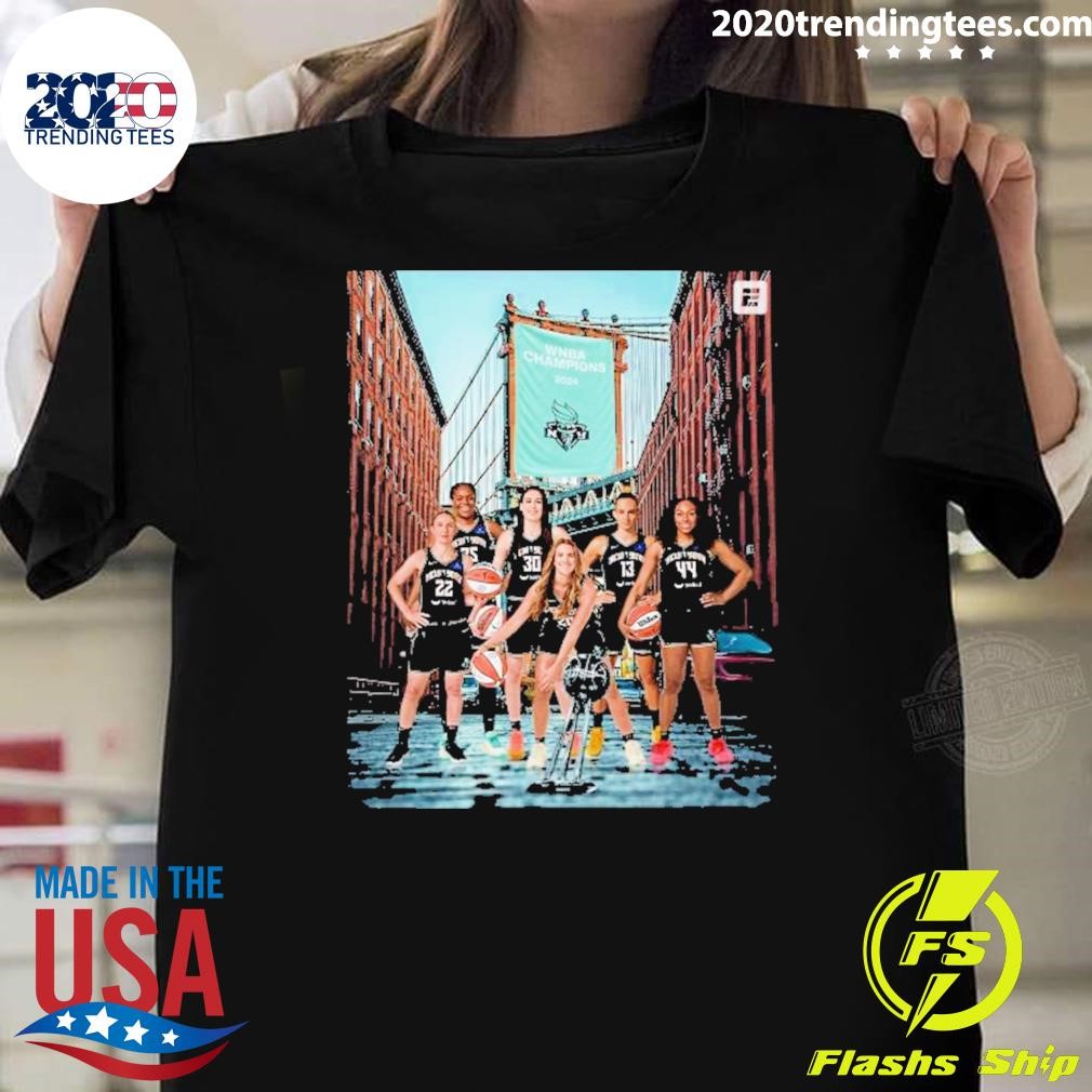 Original The New York Liberty Are Bringing The First Wnba Title In Franchise History To Brooklyn 2024 T-shirt