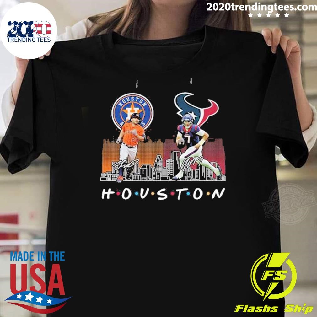 Premium Astros Baseball Houston Texans Football The Friends The Proud 2024 T-shirt