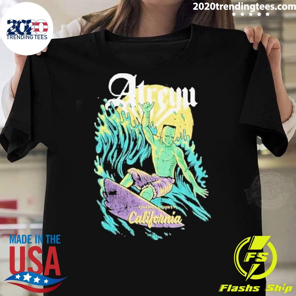 Premium Atreyu Frankensurf California 2024 T-shirt