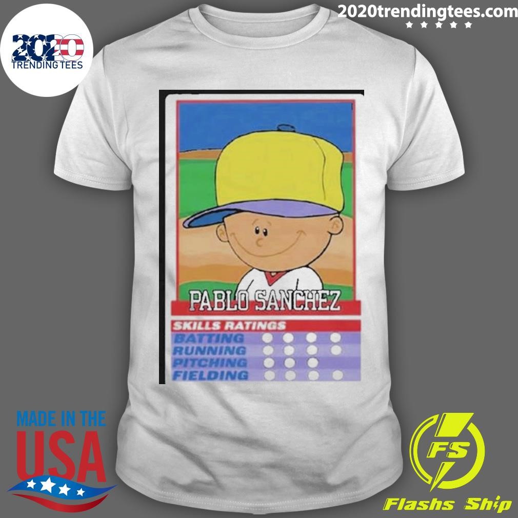 Premium Backyard Baseball Pablo Sanchez Baseball Card 2024 T-shirt