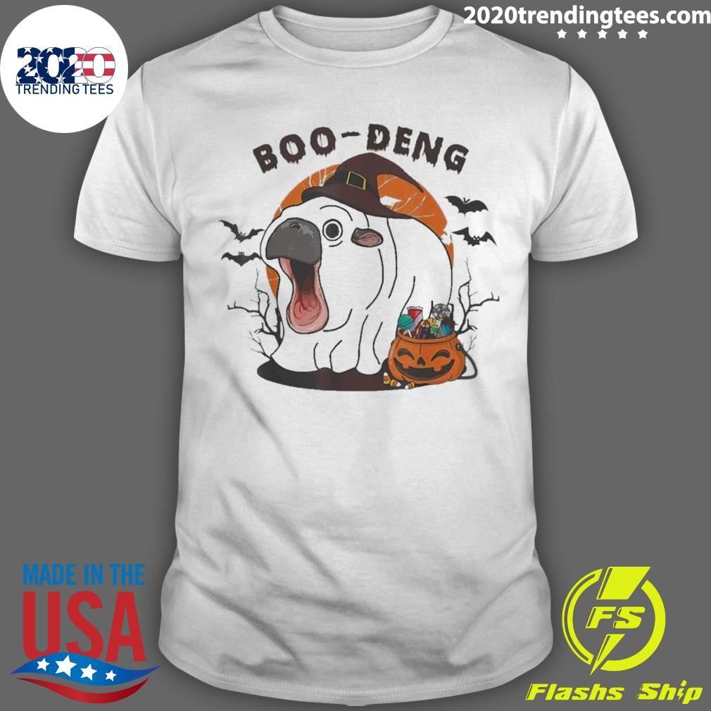 Premium Boo-Deng Moo Deng And Just A Dash Of Sass Baby Halloween Witch T-shirt