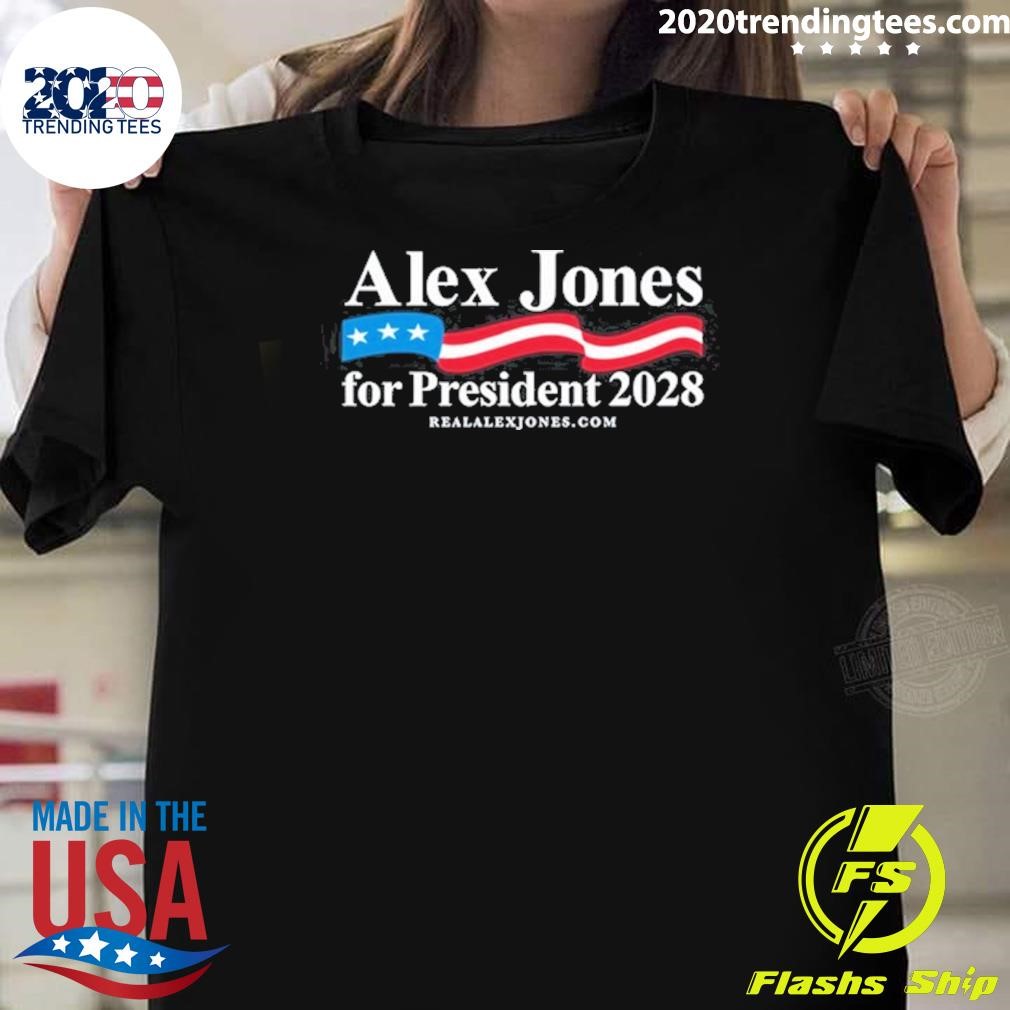 Premium Chase Geiser Alex Jones For President 2028 T-shirt