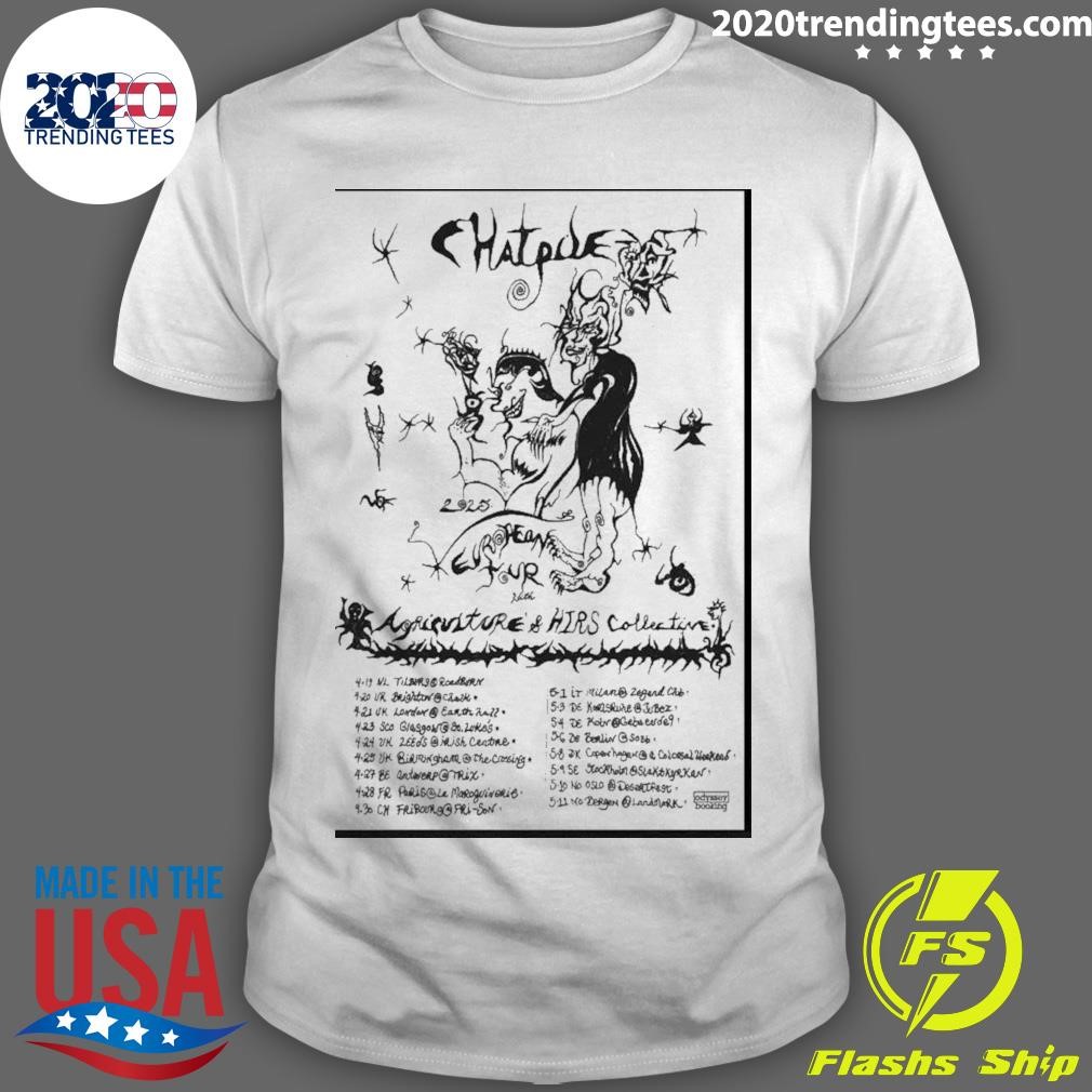 Premium Chat pile European Tour UK 2025 Poster T-shirt