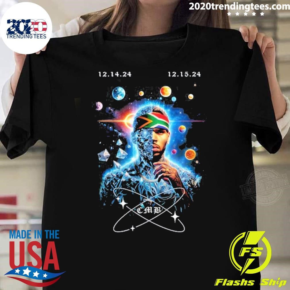 Premium Chris Brown Live From Johannesburg 14-15-24 T-shirt