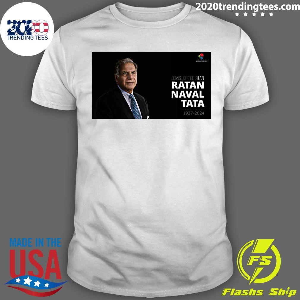 Premium Demise Of The Titan Ratan Naval Tata 1937-2024 T-Shirt