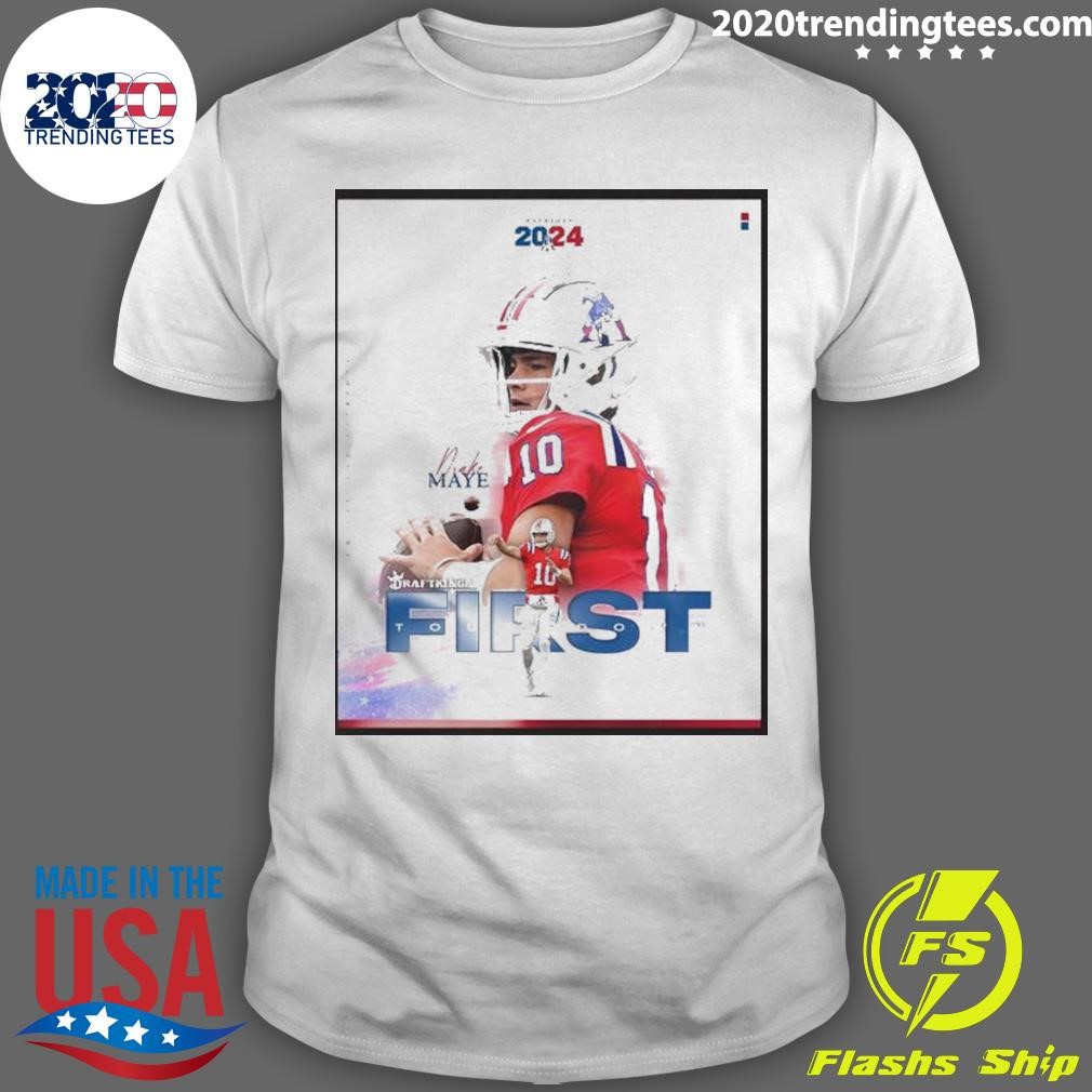 Premium Drake Maye Draftkings First Touchdown New York Patriots 2024 T-shirt