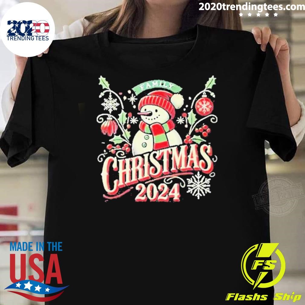 Premium Family Christmas 2024 Family Matching Christmas 2024 T-shirt