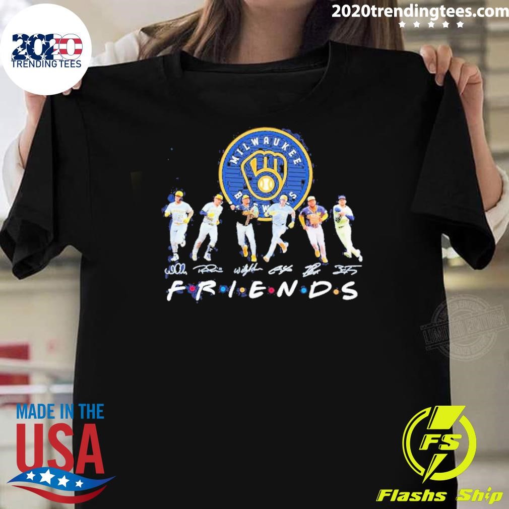 Premium Friends Milwaukee Brewers Players Signatures 2024 T-shirt