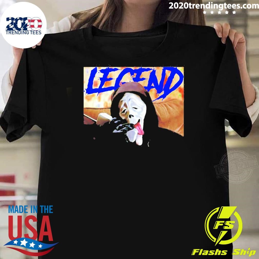 Premium Ghostface Wazzup Spooky Legend Halloween 2024 T-Shirt