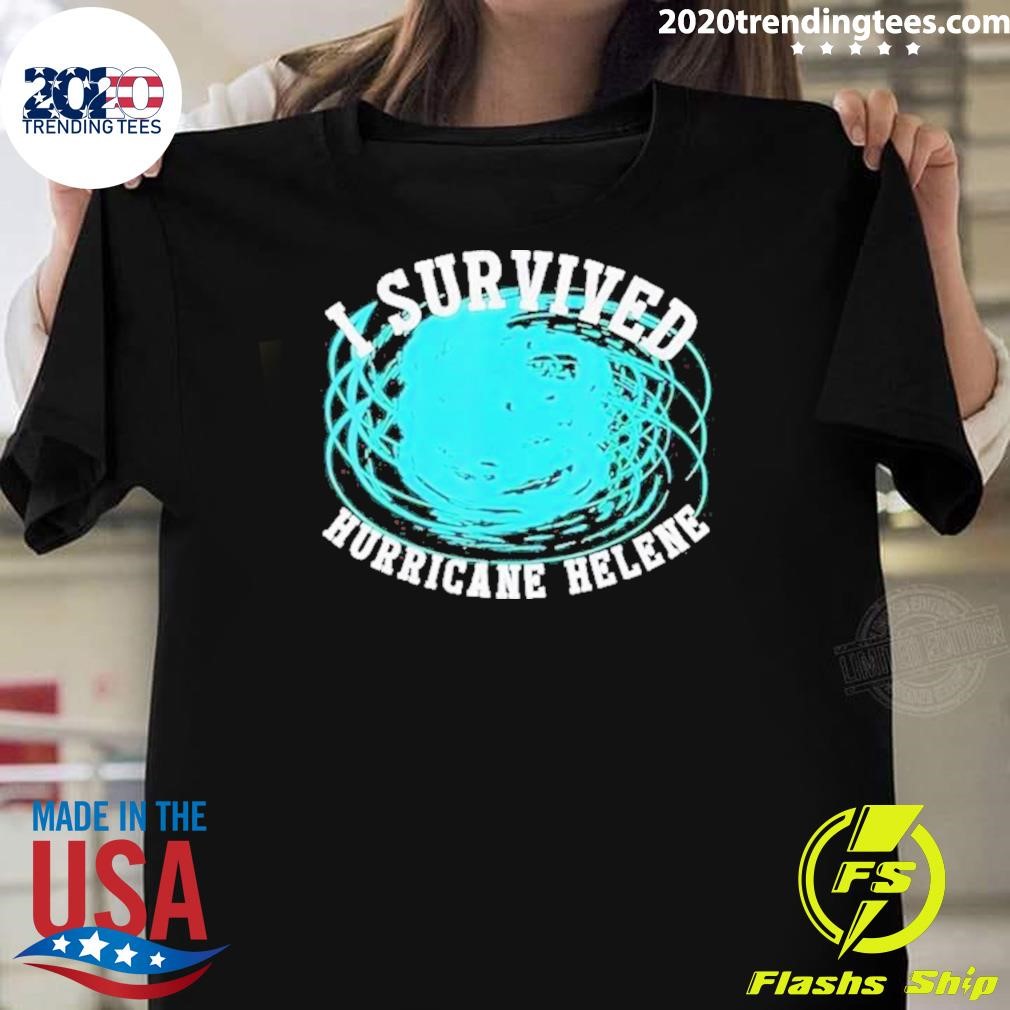 Premium I Survived Hurricane Helene 2024 Florida Men T-shirt