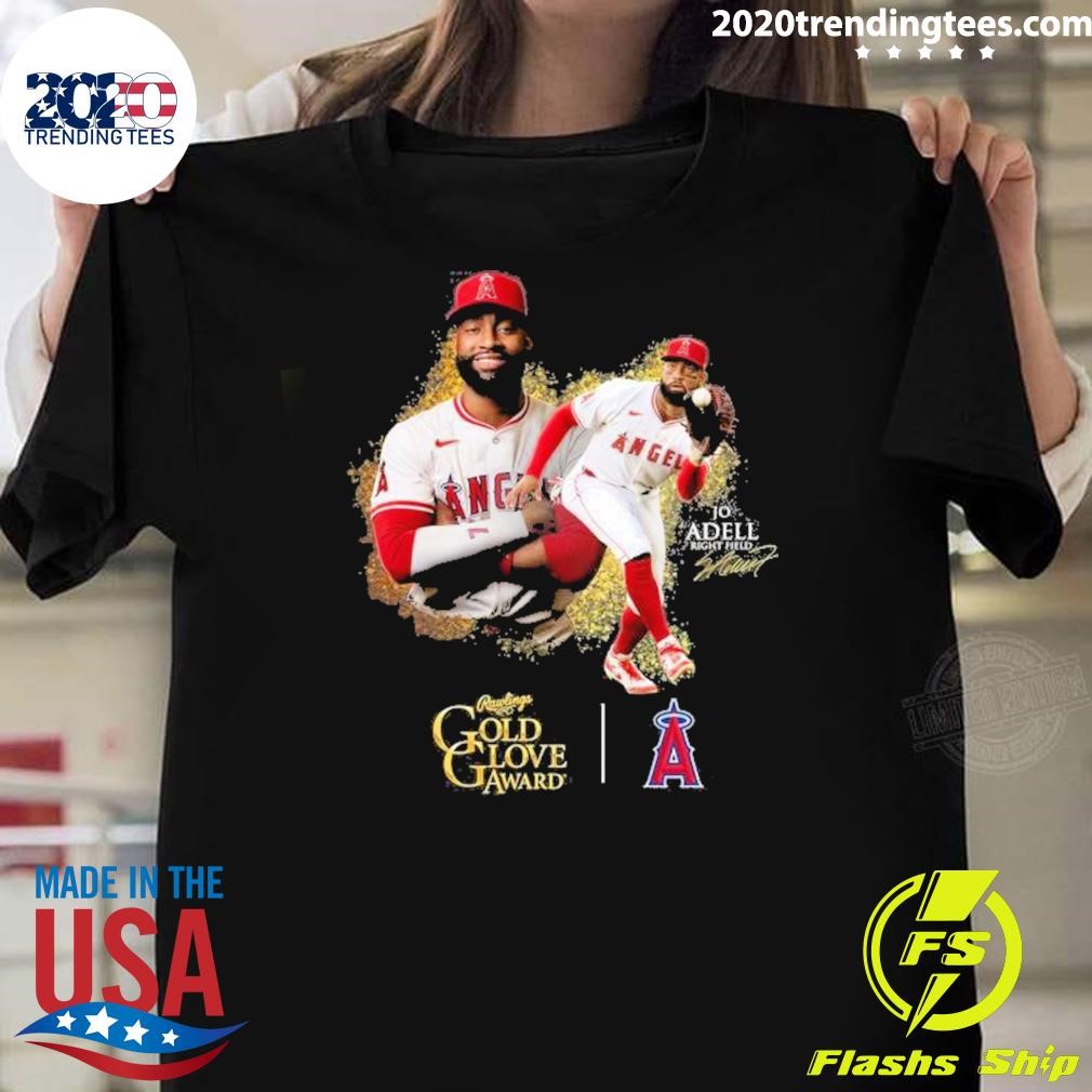 Premium Jo Adell Los Angeles Angels Gold Glove Award Finalist 2024 T-shirt