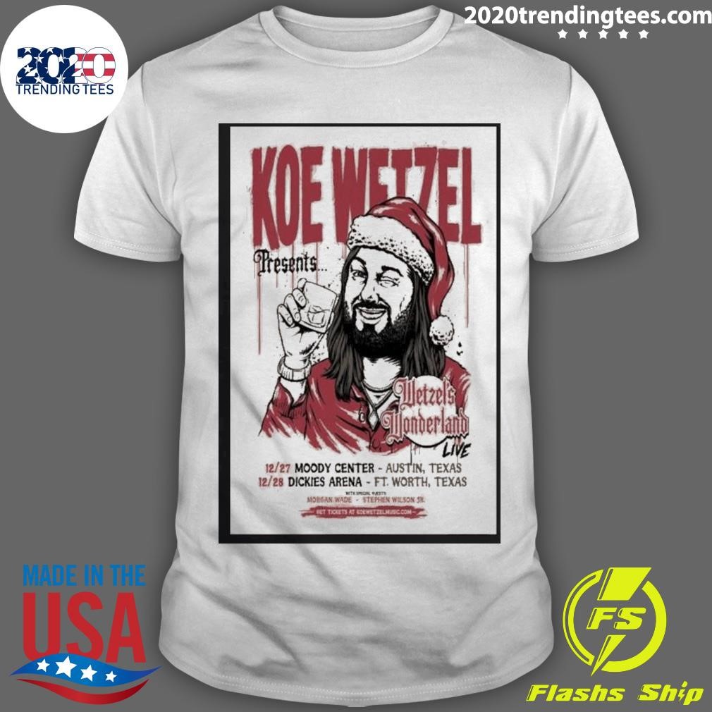 Premium Koe Wetzel Music NYE Show In Texas On Dec 27-28 2024 T-shirt