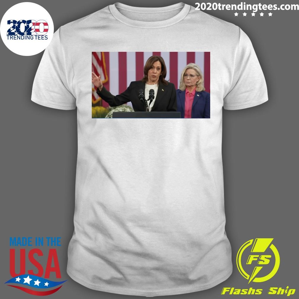 Premium Liz Cheney hits the trail for Harris in the birthplace of the Republican Party T-Shirt