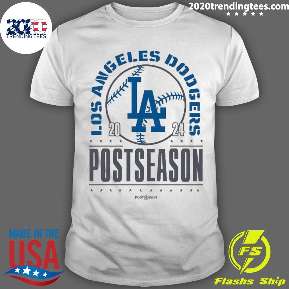 Premium Los Angeles Dodgers Reveal 2024 Playoffs Postseason Merch 2024 T-shirt