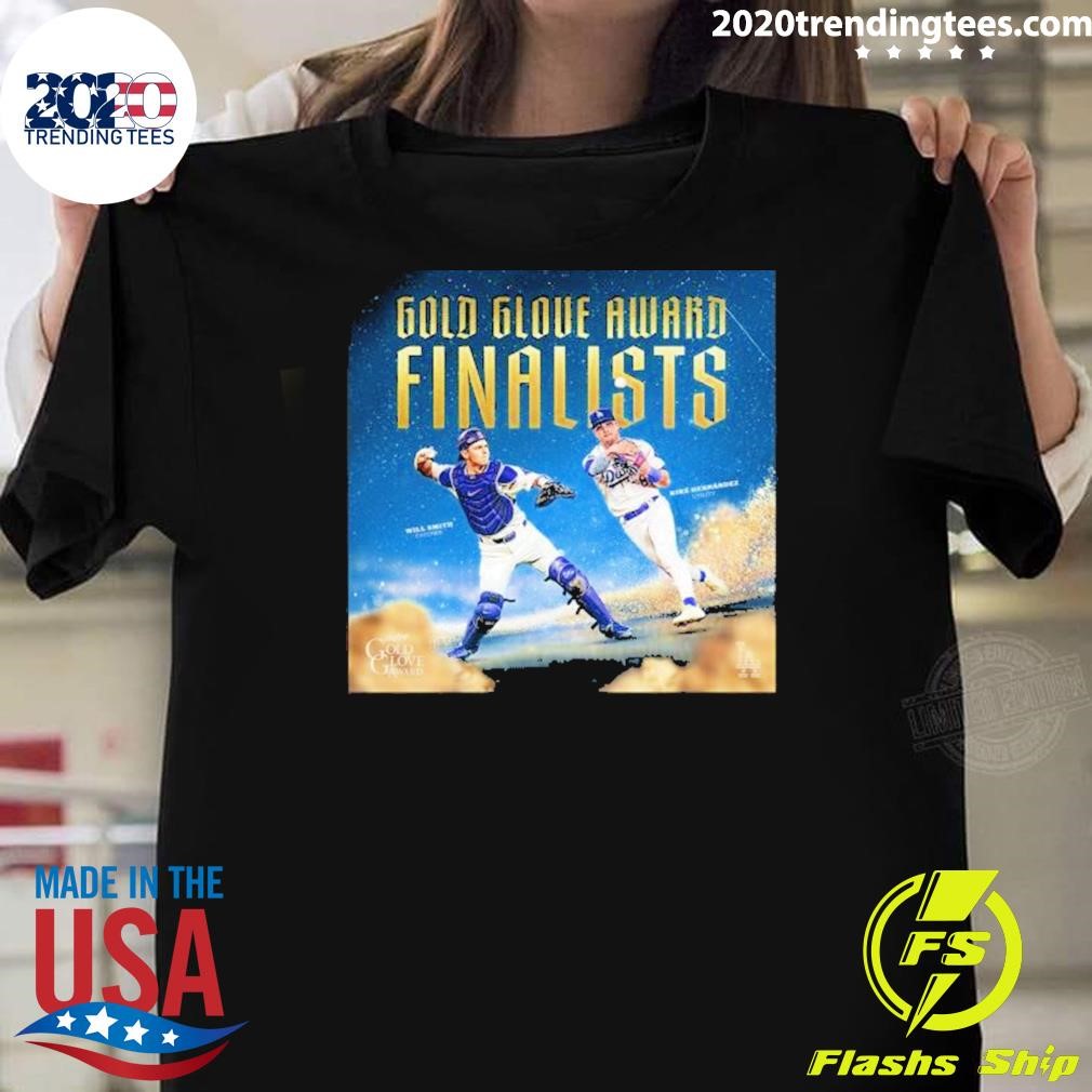 Premium Los Angeles Dodgers Will Smith And Enrique Hernandez Gold Glove Award Finalists 2024 T-shirt