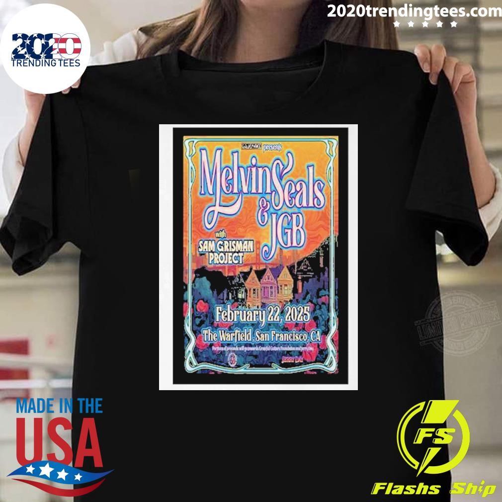 Premium Melvin Seals &jgb At The Warfield San Fancisco, Ca Feb 22 2025 T-shirt