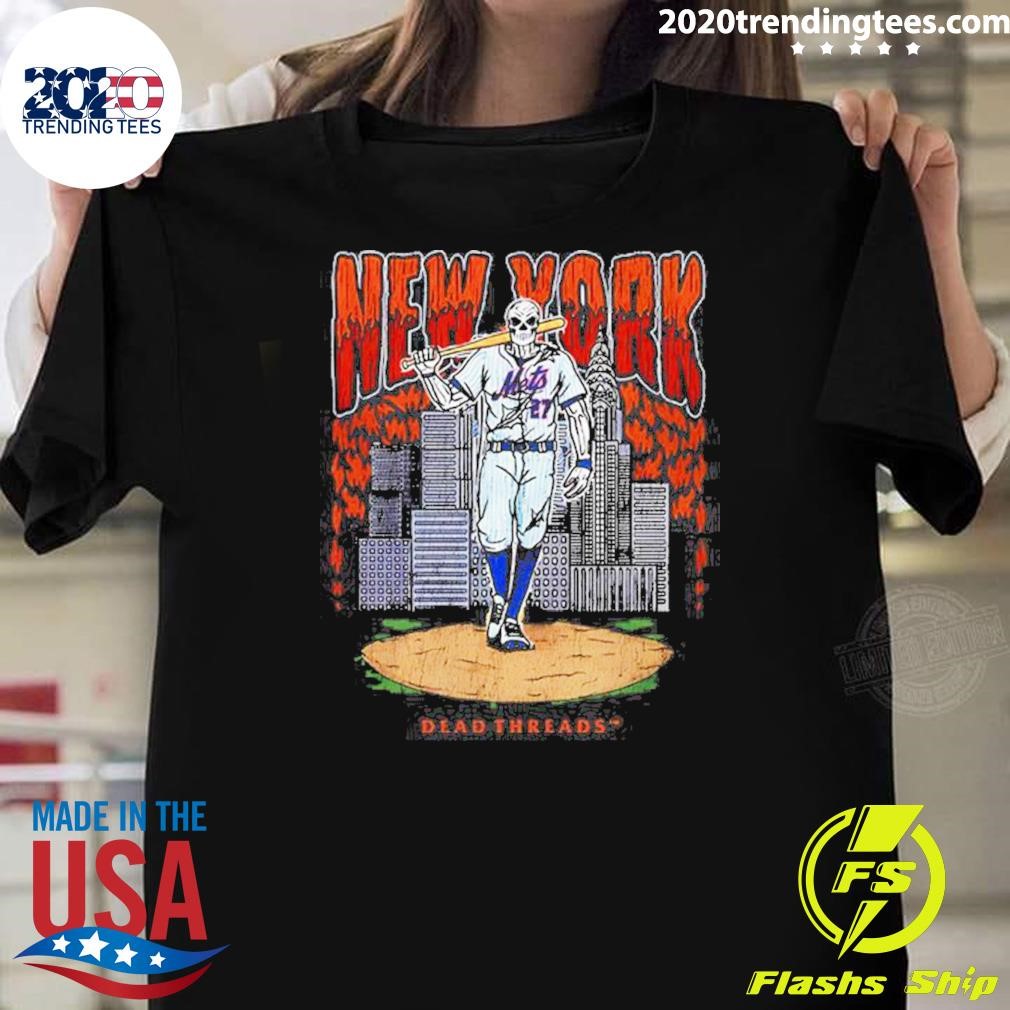 Premium Mets Reed Garrett New York Dead Threads Halloween 2024 T-shirt