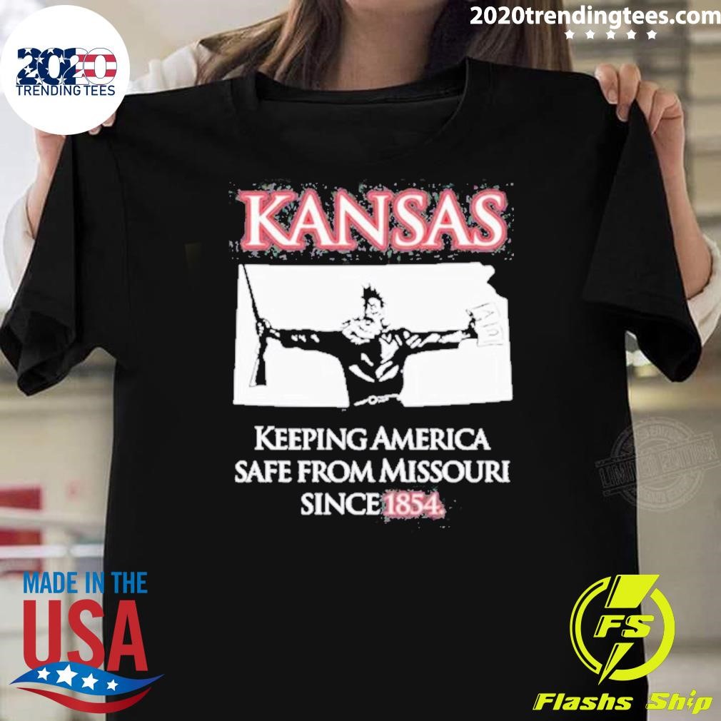 Premium Missouri Since Kansas Keeping America Safe From 1854 T-shirt