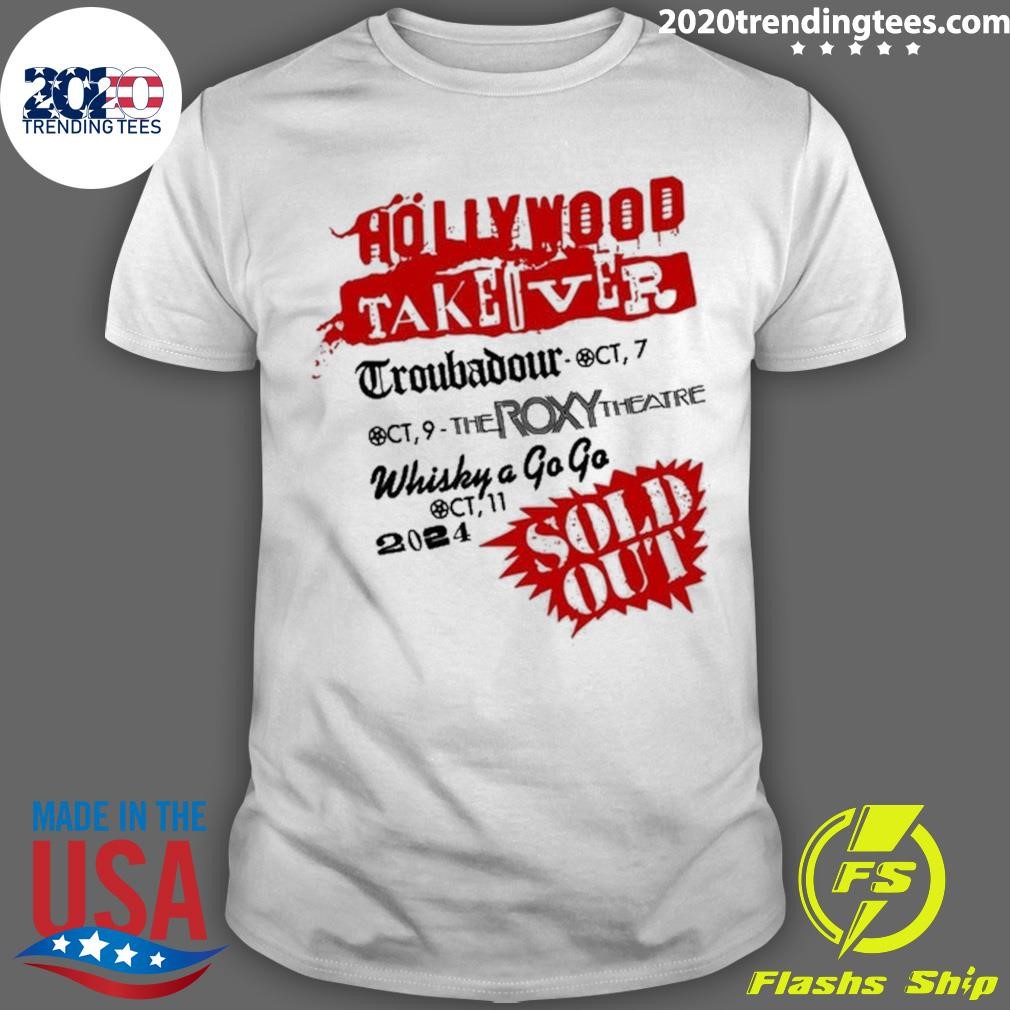 Premium Mötley Crüe Höllywood Takeöver 2024 Tee T-shirt